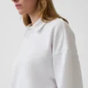 Vintagesoft Terry Oversized Polo Sweatshirt