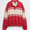 Vintagesoft Terry Oversized Polo Sweatshirt