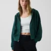 Vintagesoft Terry Oversized Wedge Zip Hoodie