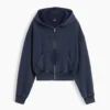 Vintagesoft Terry Oversized Wedge Zip Hoodie