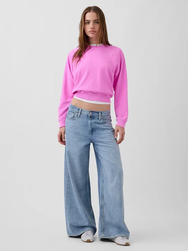 Vintagesoft Terry Raglan Sweatshirt
