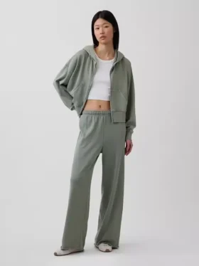 Vintagesoft Terry Wide-Leg Sweatpants