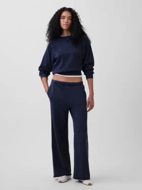 Vintagesoft Terry Wide-Leg Sweatpants