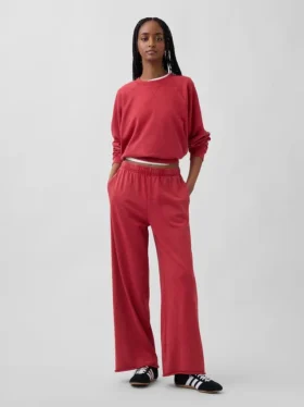 Vintagesoft Terry Wide-Leg Sweatpants