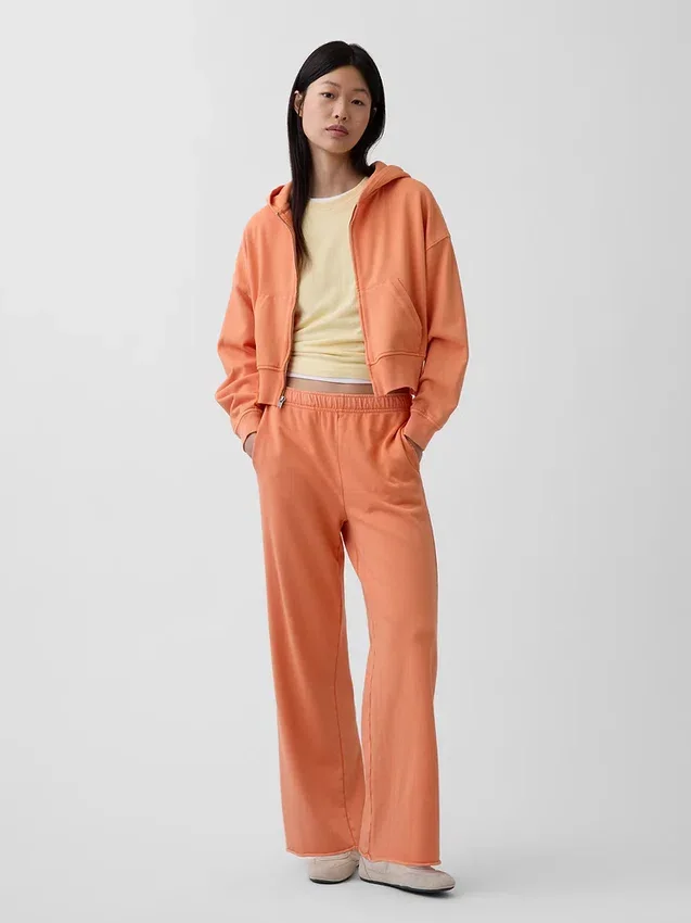 Vintagesoft Terry Wide-Leg Sweatpants