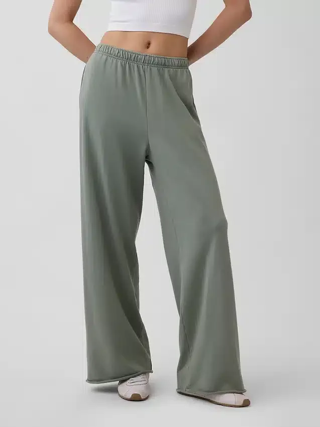 Vintagesoft Terry Wide-Leg Sweatpants