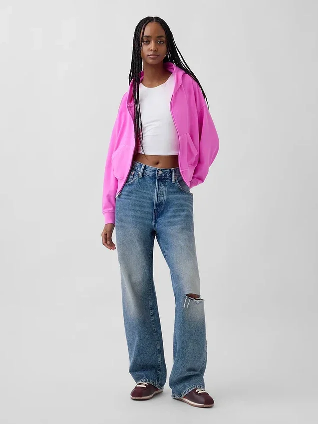 Vintagesoft Terry Zip Hoodie