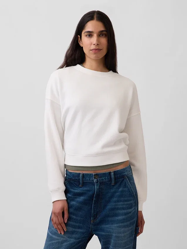 Vintagesoft Wedge Crewneck Sweatshirt