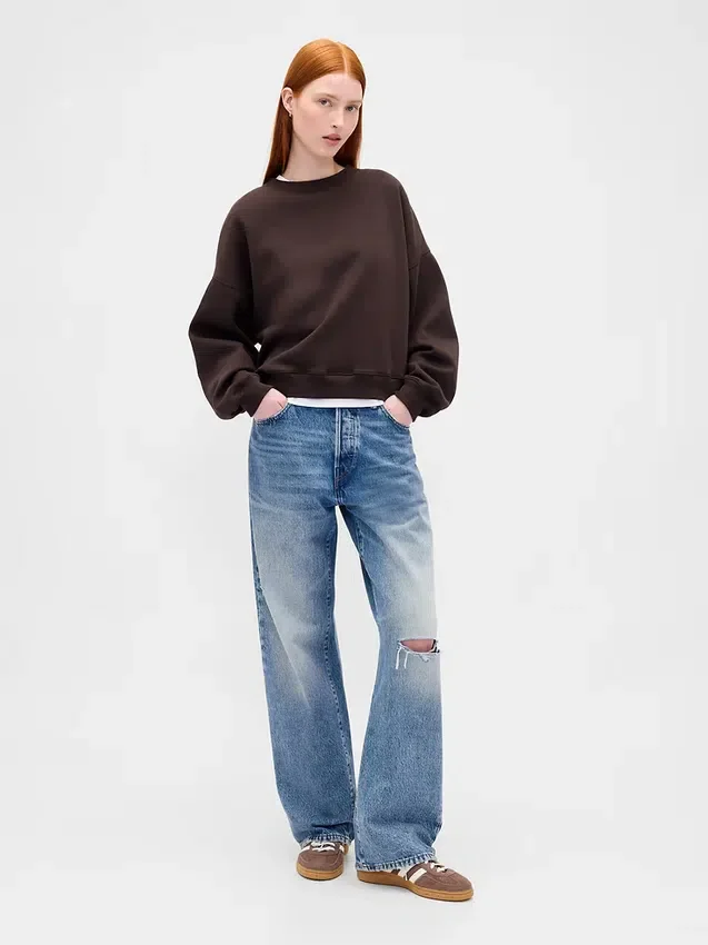 Vintagesoft Wedge Crewneck Sweatshirt
