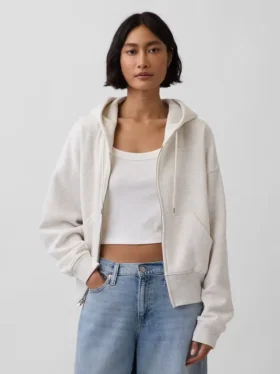 Vintagesoft Wedge Zip Hoodie