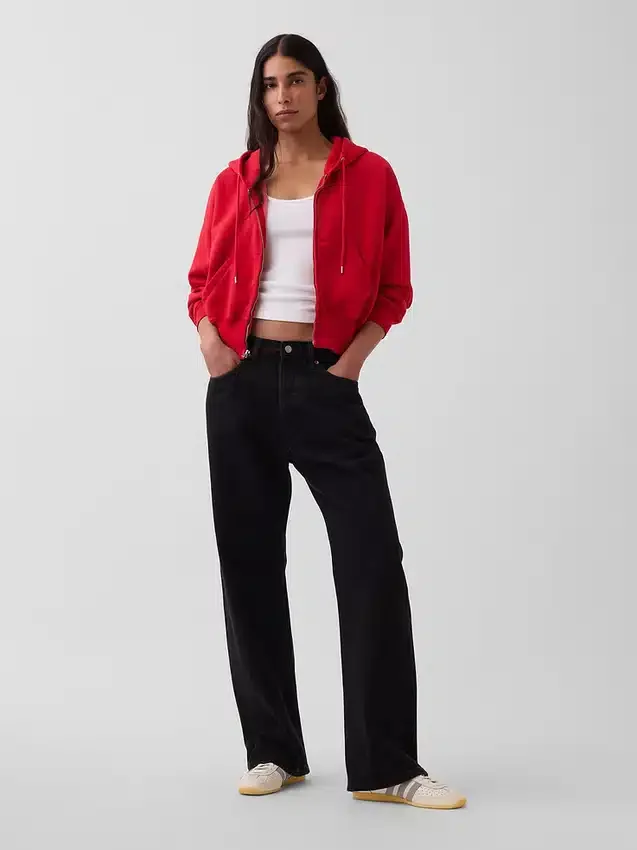Vintagesoft Wedge Zip Hoodie