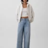 Vintagesoft Wedge Zip Hoodie