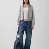 Vintagesoft Wedge Zip Hoodie