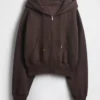 Vintagesoft Wedge Zip Hoodie