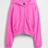 Vintagesoft Wedge Zip Hoodie