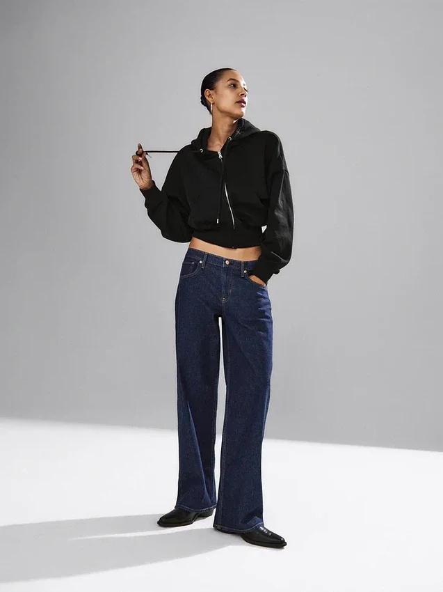 Vintagesoft Wedge Zip Hoodie