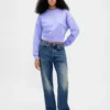 Vintagesoft Wicked Crop Wedge Sweatshirt