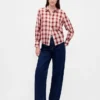Voile Plaid Shirt