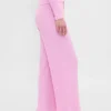 Waffle Wide-Leg Pj Pants