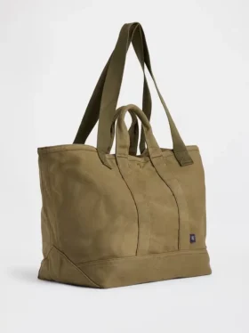 Waxed Canvas Tote Bag