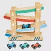 Wooden Ramp Race Car Toddler Toy