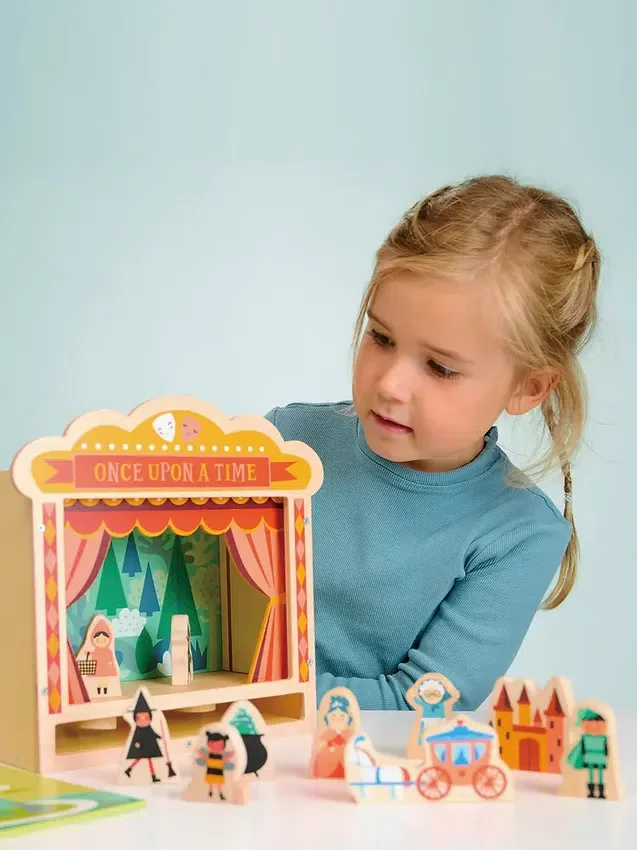 Wooden Tabletop Theatre Toy