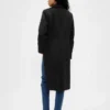 Wool-Blend Chesterfield Coat