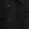Wool-Blend Chesterfield Coat