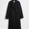 Wool-Blend Chesterfield Coat