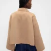 Wool-Blend Swing Jacket