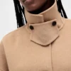 Wool-Blend Swing Jacket